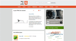Desktop Screenshot of jeux-en-html5.fr